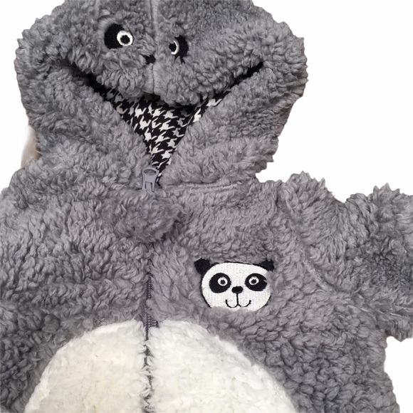 Baby Gear Panda Hooded Bunting Suit 0-3m - Picture 2 of 3